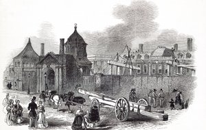 1845年9月27日の「The Illustrated London News」からの大英博物館の現状 作： English School